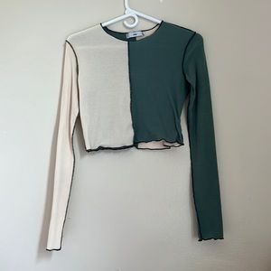 Adika Yellow and Green Long Sleeve Shirt